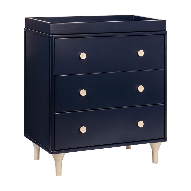 West Elm Kids Babyletto Lolly 3-Drawer Changing Dresser With Removable Changing Tray