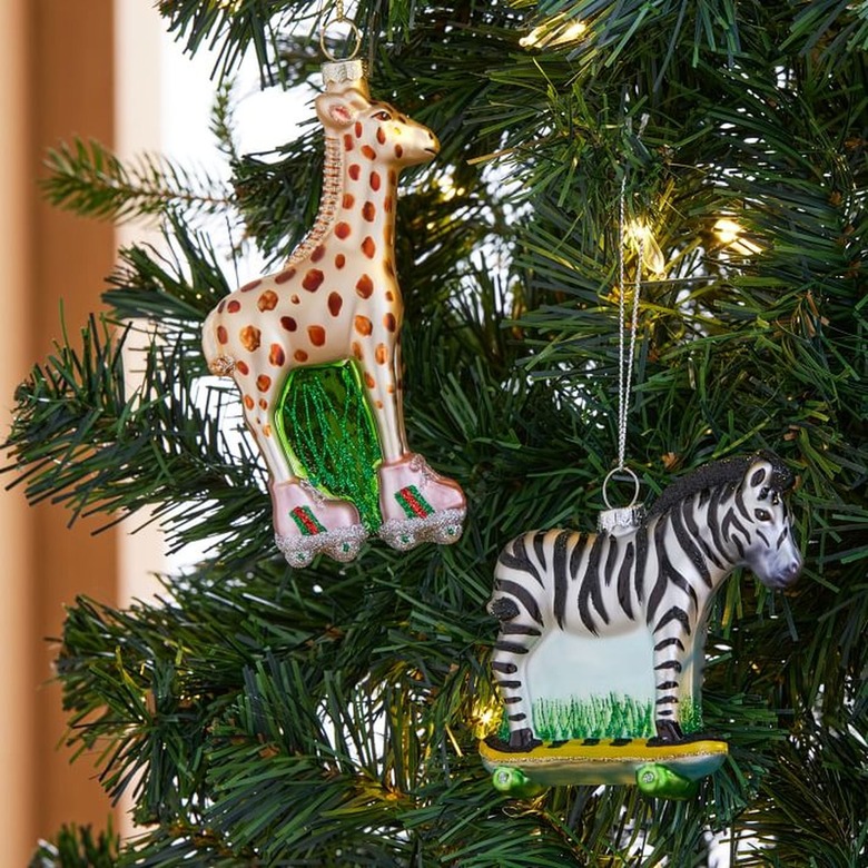 No Kid Hungry Glass Ornaments