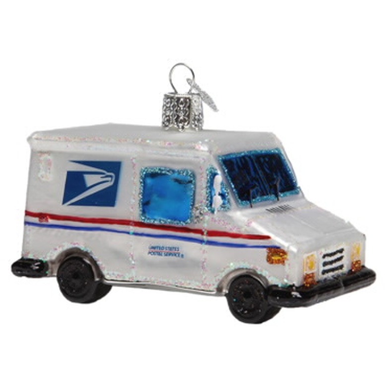 USPS Mail Truck Ornament