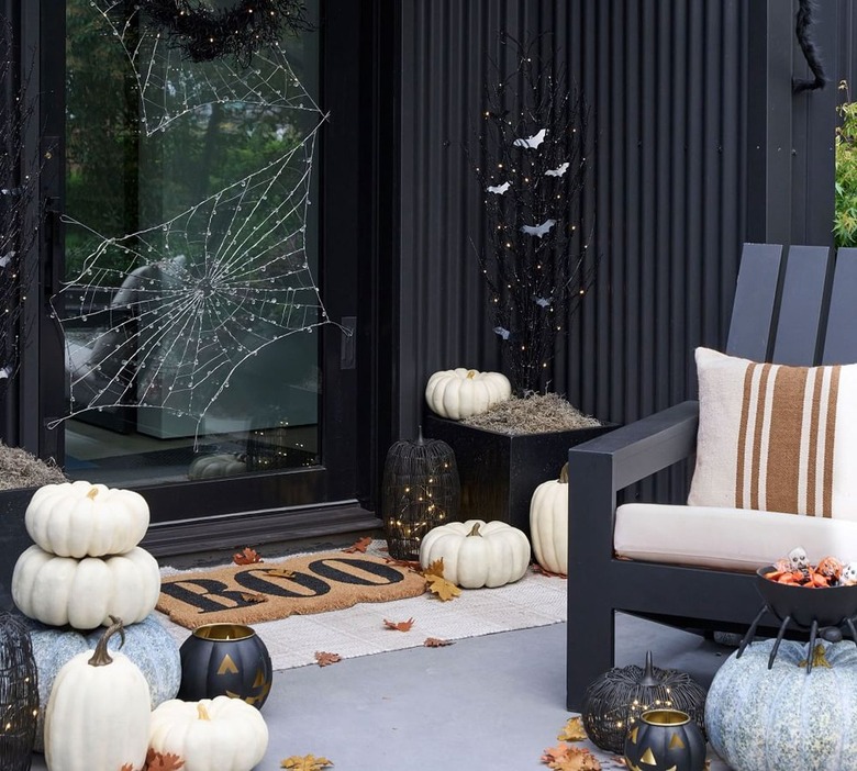 Pottery Barn 49-Inch Lit German Black Glitter Tree