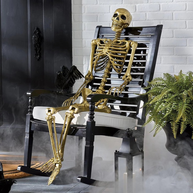 Grandin Road Gold 5-Foot Skeleton