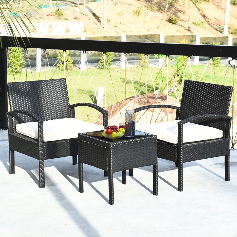 Costway 3-Piece Patio Rattan Furniture Set