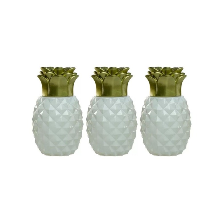 TIKI Brand Pineapple Paradise Glass Table Torches