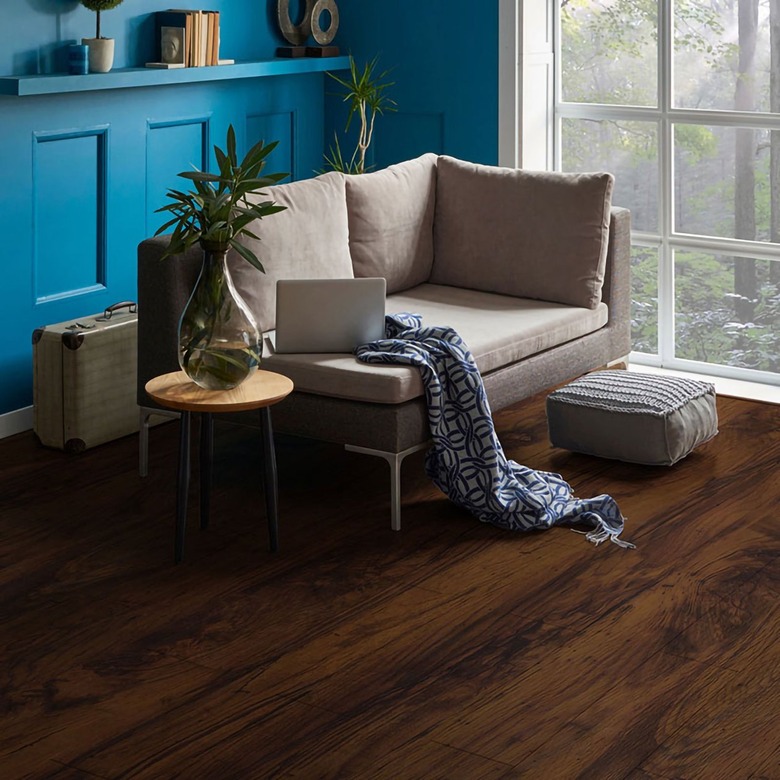 dark wood floor