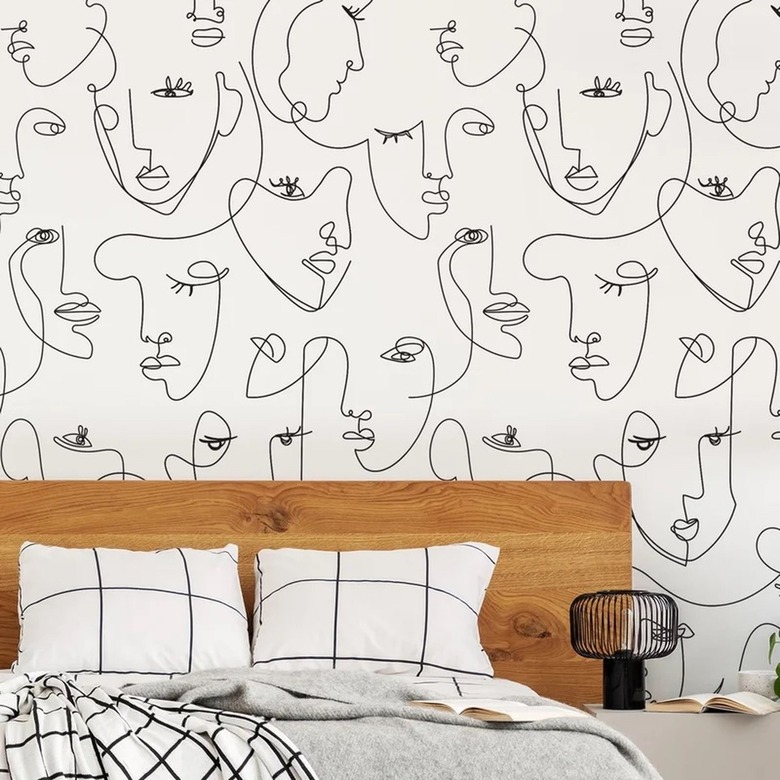 Wallpaper with faces