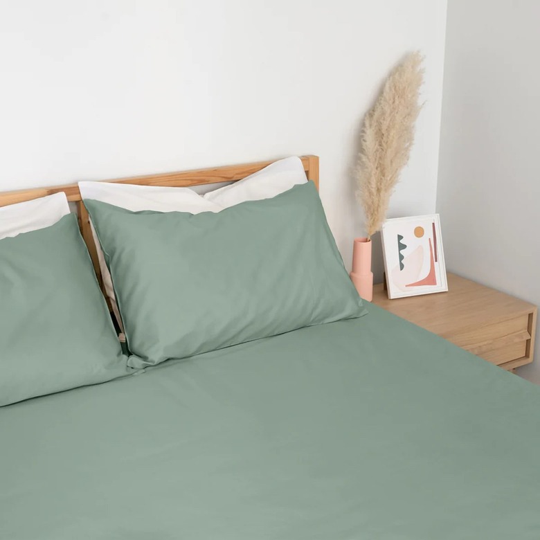 Homebird Cool & Crisp Percale Fitted Sheet Set