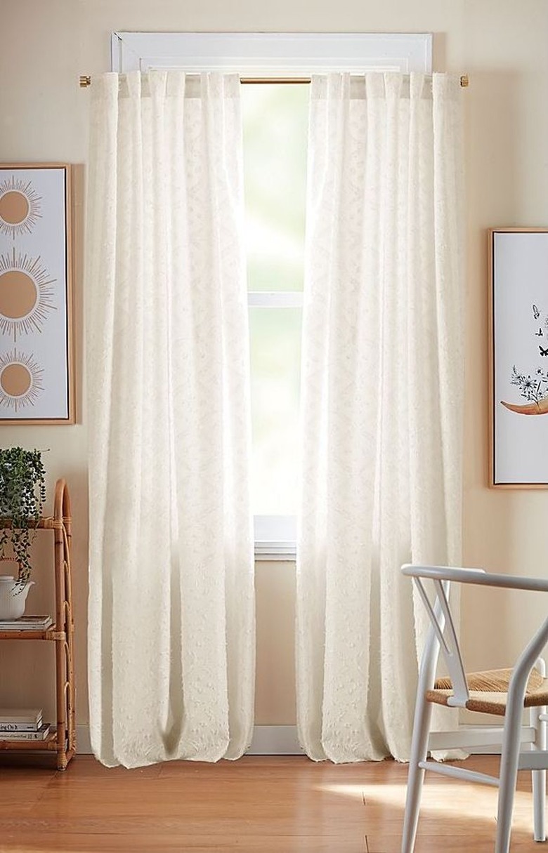 Wild Sage Lyra Rod Pocket/Back Tab Single Curtain Panel