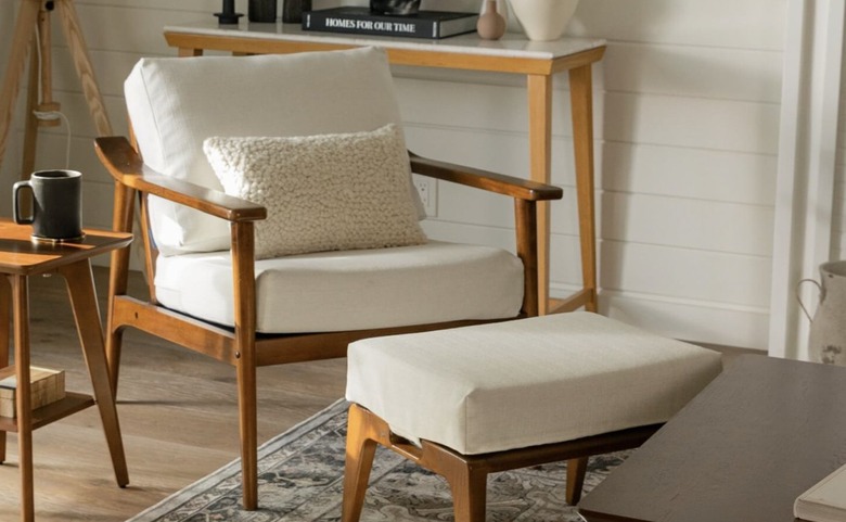 levity midcentury modern ottoman