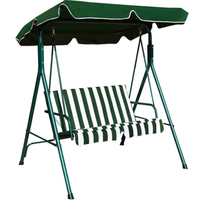 Costway Loveseat Patio Canopy Swing Glider