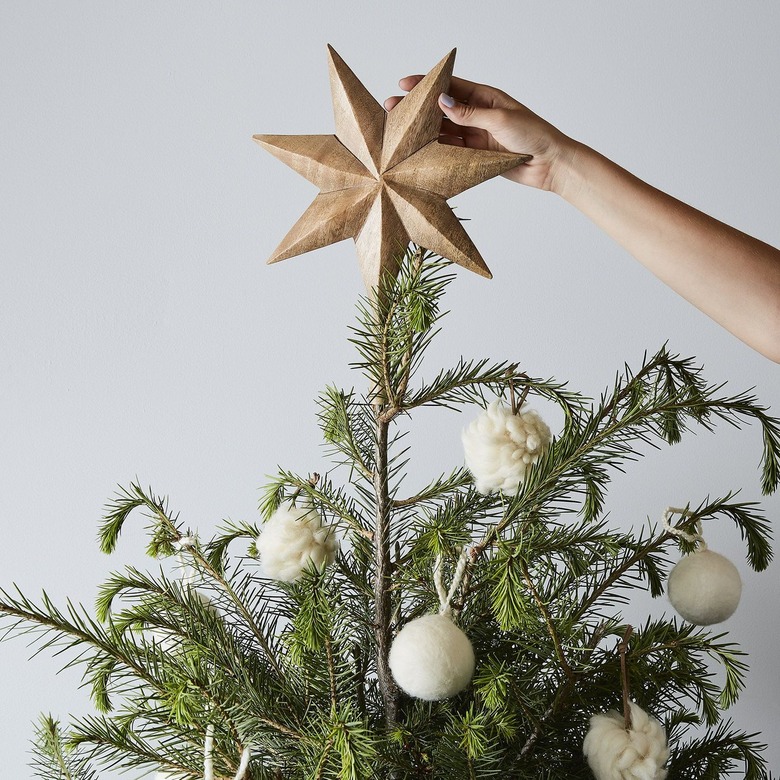 Cody Foster Carved Star Holiday Tree Topper