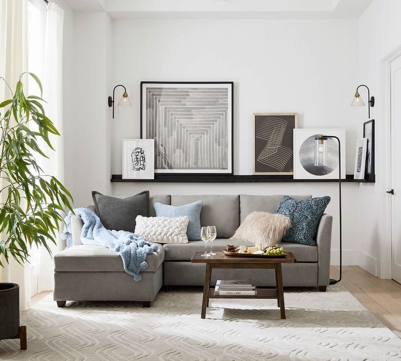 Pottery Barn Celeste Upholstered Trundle Sleeper Sofa With Chaise Sectional