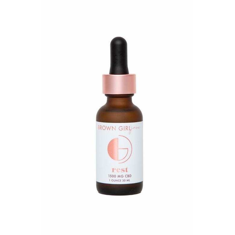CBD oil in dropper bottle