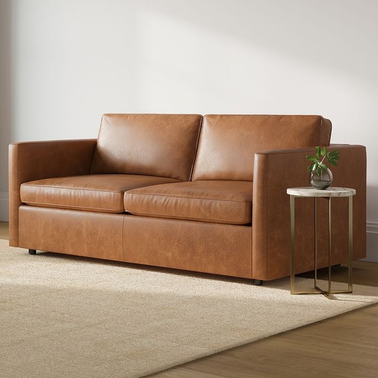 leather sleeper sofa
