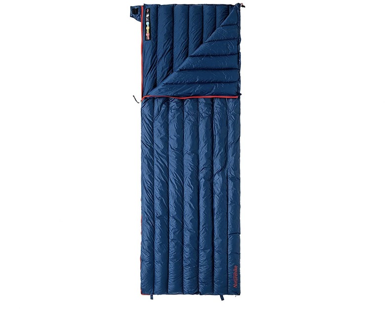 blue sleeping bag