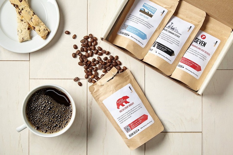 bean box coffee subscription box