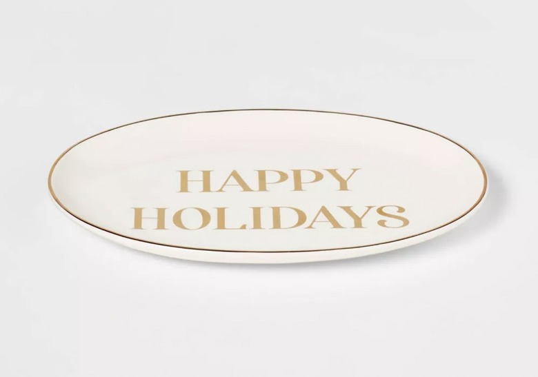 stoneware serving platter