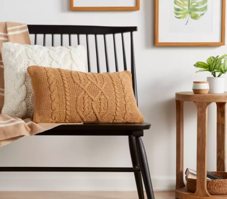 Threshold Oversized Cable Knit Throw Pillow