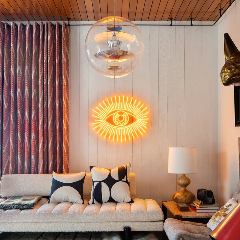 Yellowpop x Jonathan Adler Golden Neon Sign