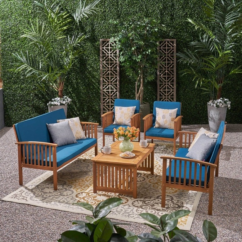 Christopher Knight Home Carolina Outdoor 6-Seater Conversation Set