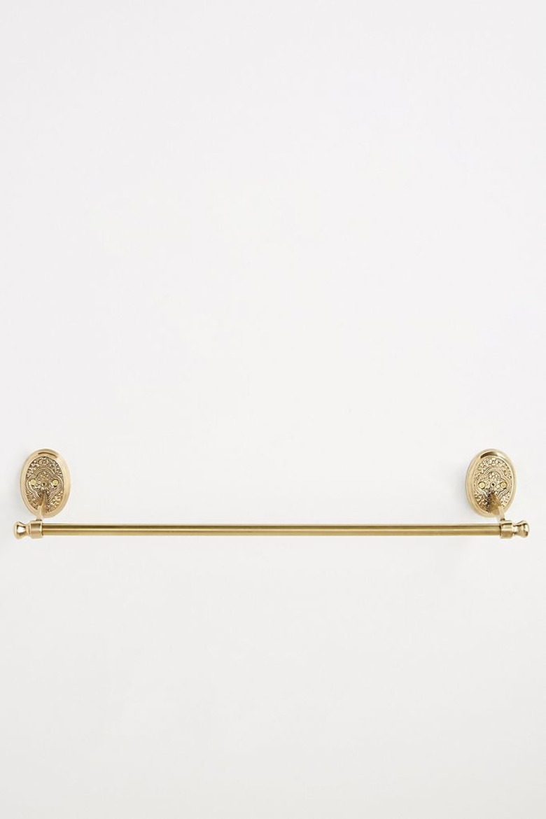 wall mounted towel rack