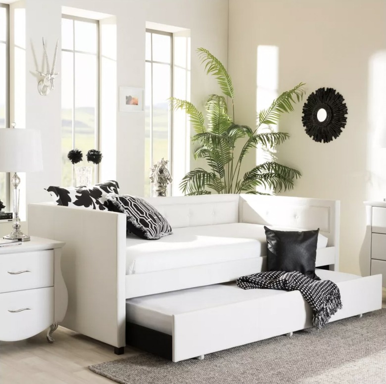 Baxton Studio daybed with roll-out trundle