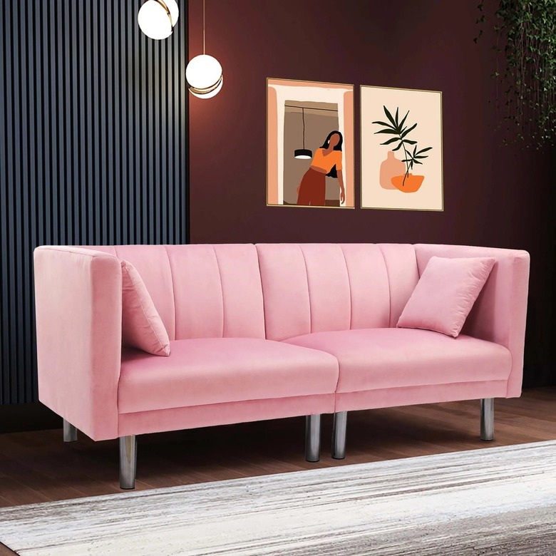Everly Quinn Ellexis Upholstered Sleeper Sofa