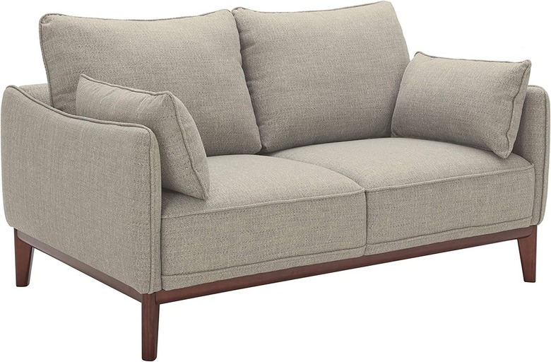 Amazon Stone & Beam Hillman Midcentury Loveseat Sofa