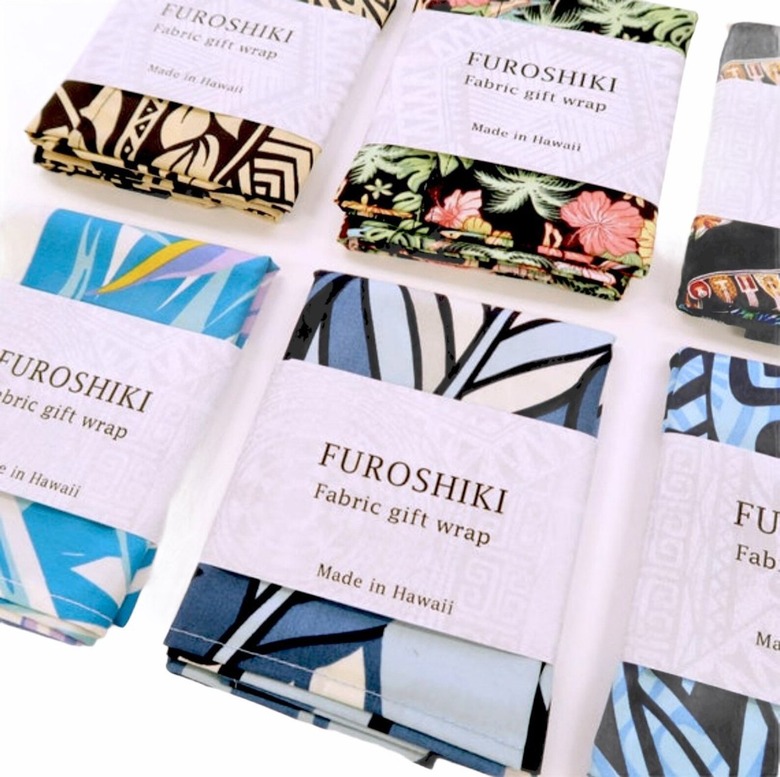 Fabric wrapping paper