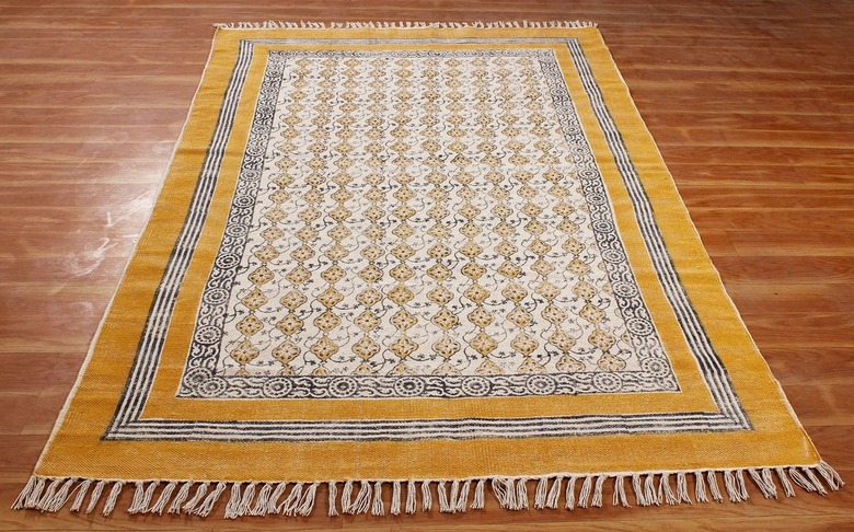 patterned outdoor rug
