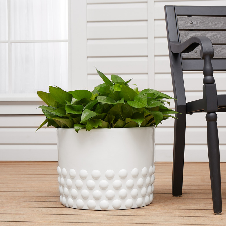 better home and gardens la paz floor planter