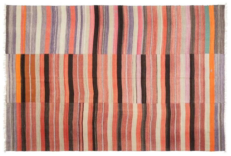 vintage colorful rug