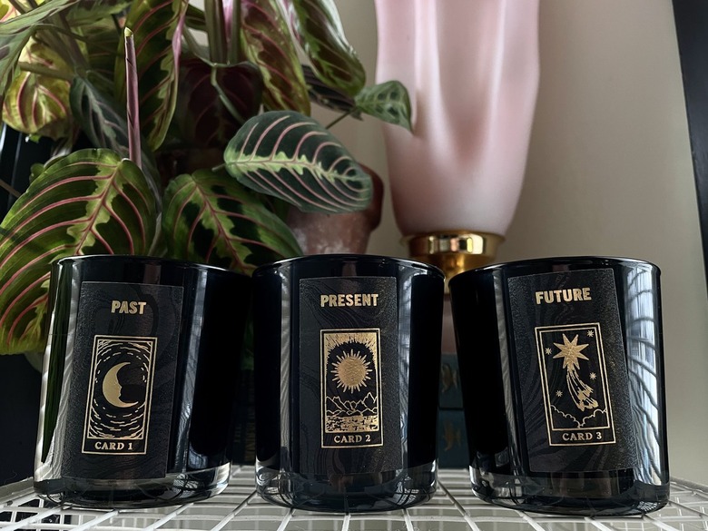 Birthdate Tarot Trio Candle Set