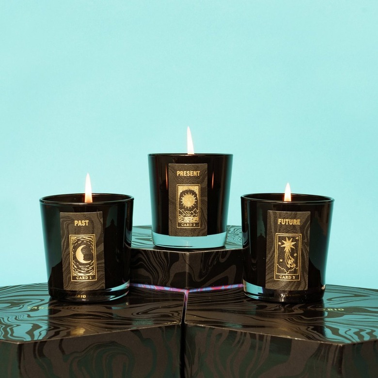 Birthdate Tarot Trio Candle Set