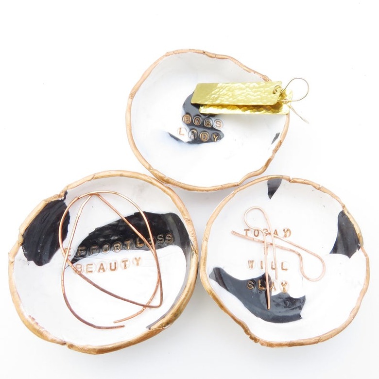 three jewelry dishes