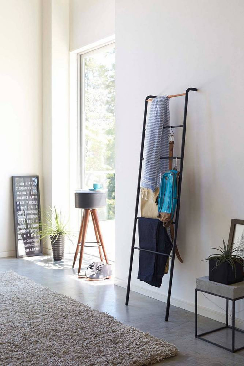 modern blanket rack