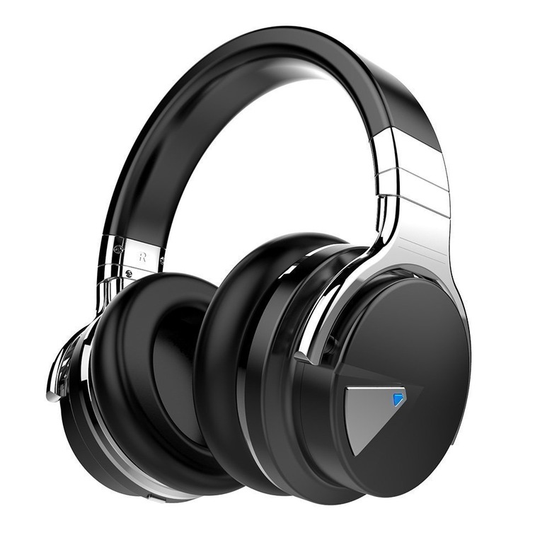 wireless black headphones