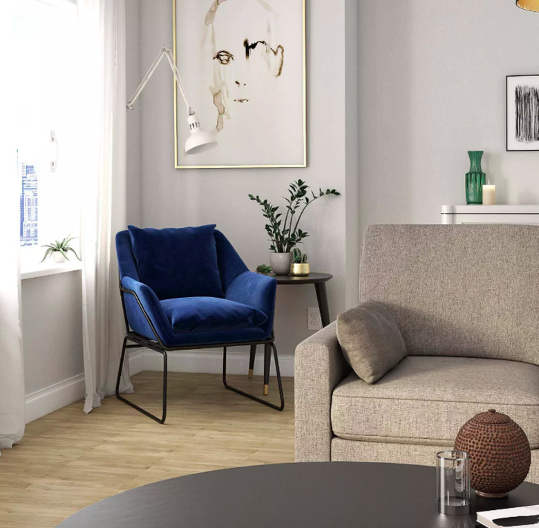 Room & Joy Velvet Accent Chair