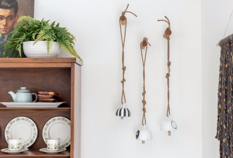 Air dry clay and twine is all you need for this look.