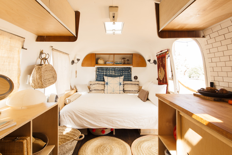 Interior shot of Airstream