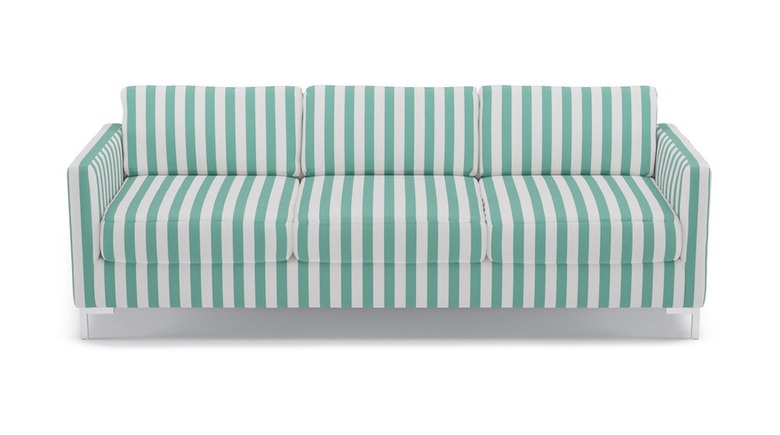 The Inside Jade Stripe Modern Sofa