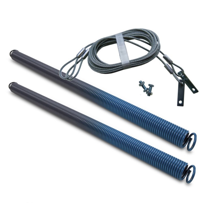 Garage door extension springs.