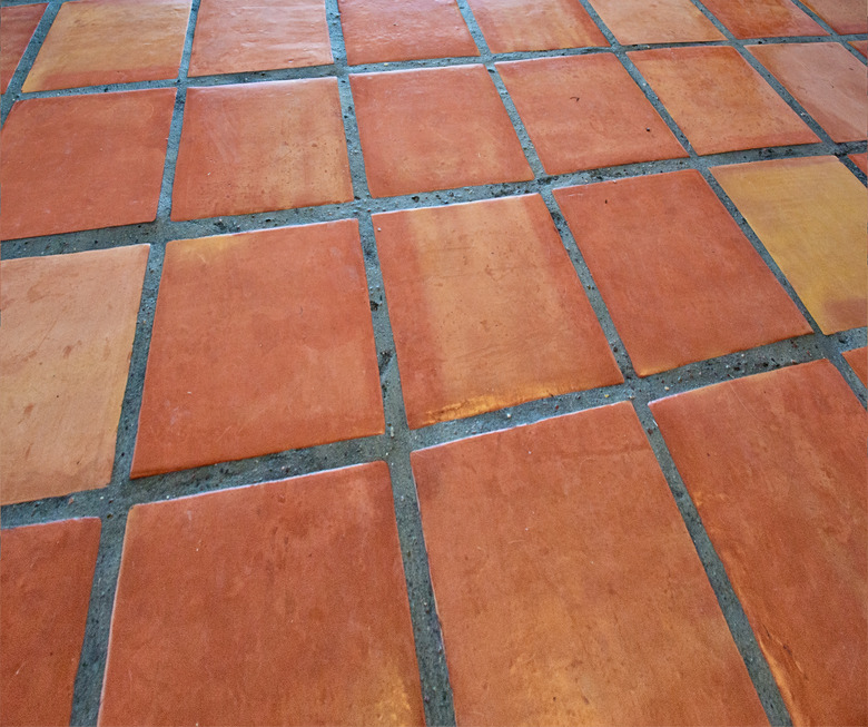 Saltillo Tile Mexican Floor Background