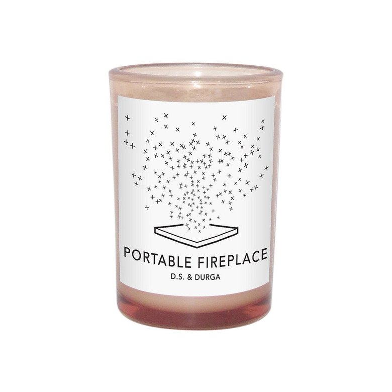 portable fireplace candle