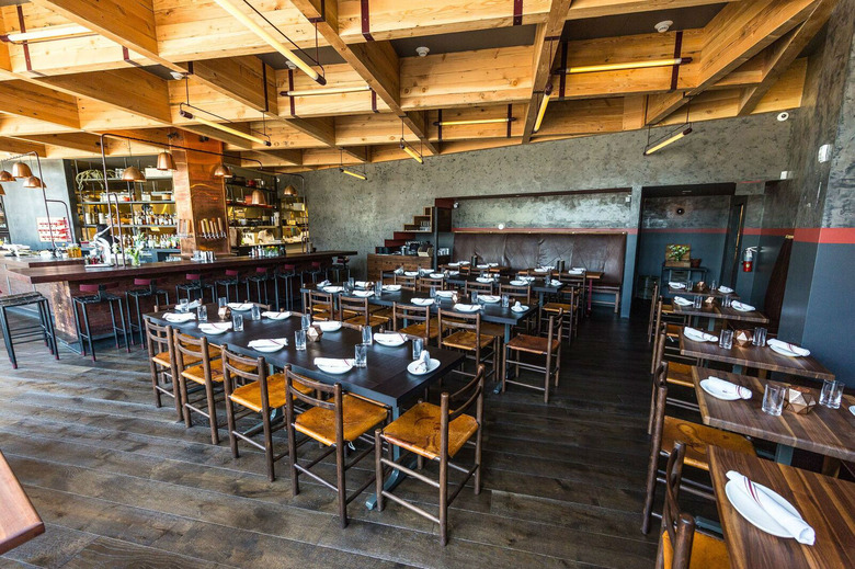 Wide view of main dining room