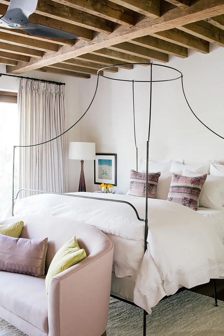 Bedroom with canopy bed