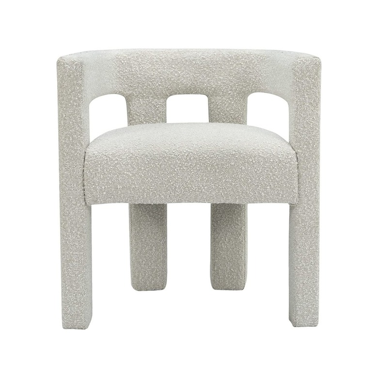 Meridian Furniture Athena Collection Bouclé Dining Chair