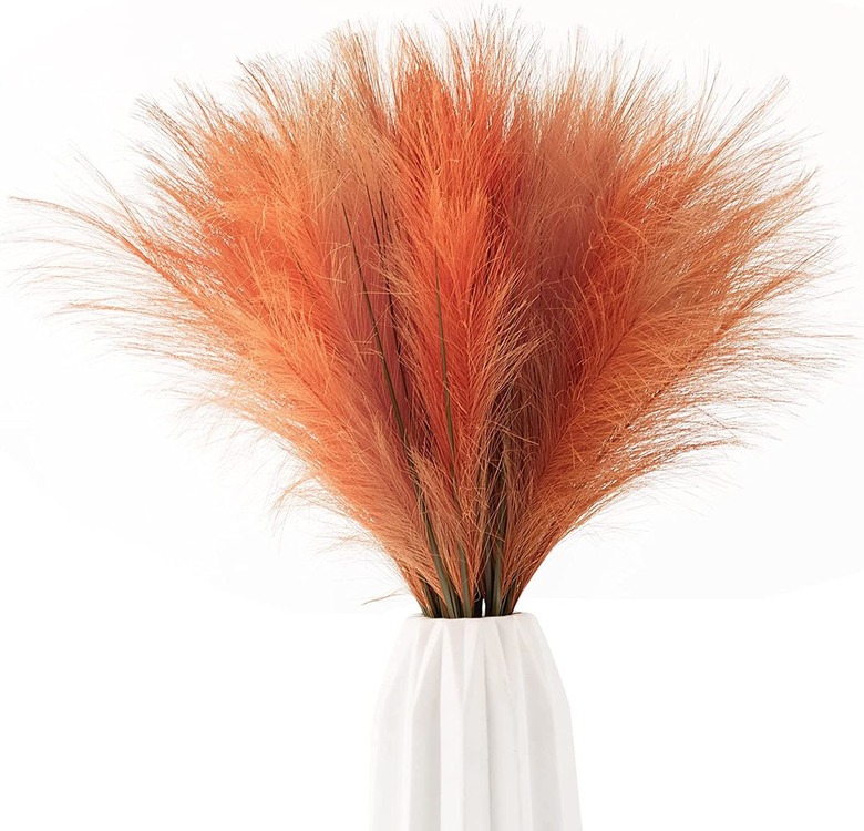 WESAIL 4-Pack Artificial Bush Pampas Grass