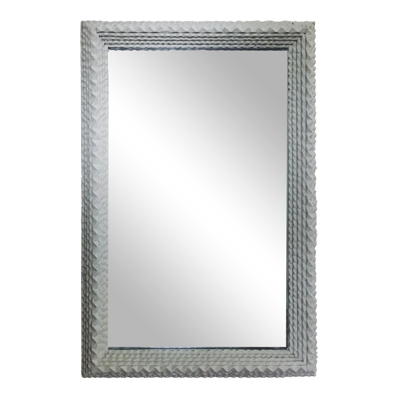 Chairish tramp art mirror