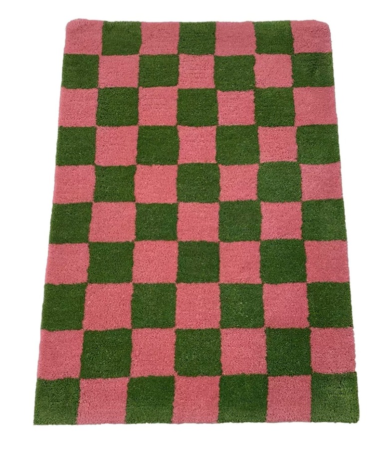 Relic Home Checkered Rug