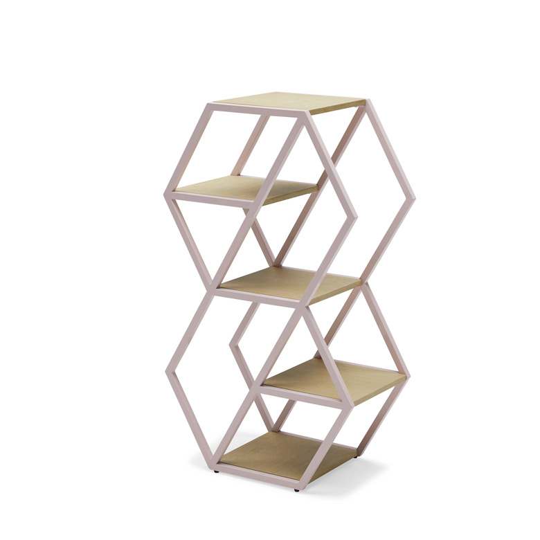 Hexagon Small Bookshelf by Drew Barrymore Flower Home